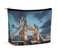 MNVTSKOP Tower Bridge In London Borsa cosmetica da viaggio di grande capacità borsa da viaggio alla moda borsa da toilette portatile per le donne