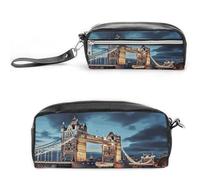 MNVTSKOP Tower Bridge In London - Trousse da viaggio per cosmetici, organizer portatile per cancelleria per donne e insegnanti
