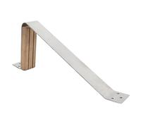 MNYTDPOCF Gradini per Albero in Teak per Barche, Gradino per Albero in Acciaio Inossidabile con Cuscinetto in Teak scanalato, Gradino per Albero in Acciaio Inossidabile 304 di Grado Marino