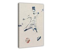 Mnyuein Carli Lloyd 5 poster su tela a tema calcio, decorazione per camera da letto, ufficio, camera da letto, regalo, cornice 50 x 75 cm