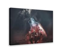 Mnyuein Poster su tela con giocatore di calcio Daniele De Rossi, decorazione per camera da letto, ufficio, camera da letto, regalo, cornice 60 x 90 cm