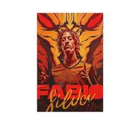 Mnyuein Poster su tela con giocatore di calcio Fabio Silva, decorazione artistica da parete per soggiorno e camera da letto, senza cornice: 30 x 45 cm