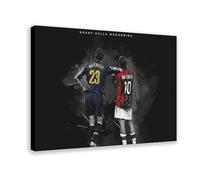 Mnyuein Poster su tela di Marco Materazzi Rui Costa, decorazione artistica per camera da letto, ufficio, camera da letto, regalo, cornice 40 x 60 cm