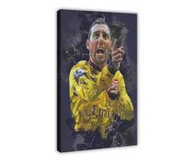 Mnyuein Poster su tela di Santi Cazorla 7, decorazione per camera da letto, ufficio, camera da letto, regalo, cornice, 40 x 60 cm