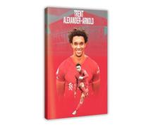 Mnyuein Poster su tela di Trent Alexander Arnold, motivo calcio 0, decorazione per camera da letto, ufficio, camera da letto, regalo, dimensione: 40 x 60 cm