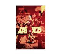 Mnyuein Poster su tela di Trent Alexander Arnold, motivo: calcio 8, decorazione per camera da letto, ufficio, camera da letto, regalo, senza cornice: 40 x 60 cm