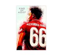 Mnyuein Trent Alexander Arnold 9, poster su tela, decorazione artistica da parete per soggiorno e camera da letto, senza cornice: 40 x 60 cm