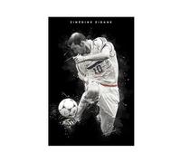 Mnyuein Zinedine - Poster su tela Zidane, decorazione artistica da parete per soggiorno e camera da letto, senza cornice: 60 x 90 cm
