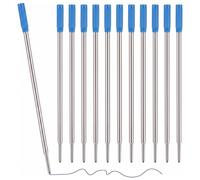 MNYXIS 20 Pezzi Ricariche per Penne a Sfera, Refill Penne a Sfera con Inchiostro Blu, Scrittura Fluida e Continua, Ricambi per Penne Standard per Ufficio e Scuola