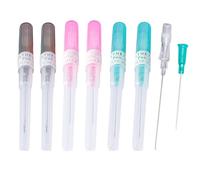 MNYXIS 6 Pezzi Aghi Piercing, Ago Cannula Piercing, 16G/18G/20G Ago Cannula, Ago Piercing, Aghi Per Piercing Al Corpo, Kit Piercing per Labbro, Pancia, Lingua, Orecchio, Naso, Capezzolo, Cartilagine