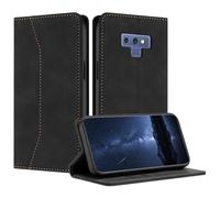 Mo-Beauty Cover Custodia per Samsung Galaxy Note 9, Custodia Samsung Note 9 Libro, Galaxy Note 9 Cover, Portafoglio Wallet Libro Flip Case Magnetica Supporto Custodia in PU Pelle (Nero)