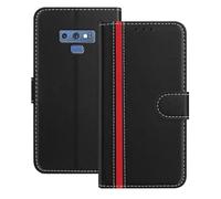 Mo-Beauty Cover Custodia per Samsung Galaxy Note 9, [Supporto Scomparto per carte] [Chiusura Magnetica] [Supporto Stand] Pelle PU Flip Case Custodia Cover per Samsung Note 9 (Nero)
