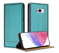 Mo-Beauty Cover per Samsung Galaxy S8 Plus, Premium Pelle PU Flip Libro Custodia con [Slot Schede] [Supporto Stand] [Magnetica Chiusura] Cover per Samsung S8 Plus - Verde