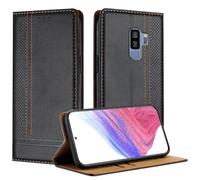 Mo-Beauty Cover per Samsung Galaxy S9 Plus, Premium Pelle PU Flip Libro Custodia con [Slot Schede] [Supporto Stand] [Magnetica Chiusura] Cover per Samsung S9 Plus - Nero