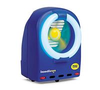 Moel Italia Blu 361B - Trappola per Insetti, 1 x 32 W, 50 Hz, Argento, 25 x 25 x 29 cm