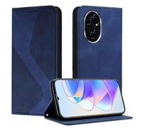 Mo-Somnus Cover per Huawei Honor 200 Pro, Custodia Honor 200 Pro Portafoglio, Cover Protettiva Libro Antiurto Case Flip Wallet Custodia Pelle PU con [3 Slot per Schede] [Magnetica] (Blu)