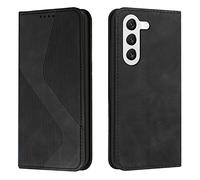 Mo-Somnus Cover per Samsung Galaxy S23 Plus, Custodia Samsung S23 Plus Portafoglio, Cover Protettiva Libro Antiurto Case Flip Wallet Custodia Pelle PU con [3 Slot per Schede] [Magnetica] (Nero)