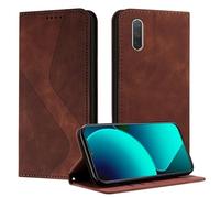 Mo-Somnus Cover per Xiaomi Mi Cc9E / Mi A3, Custodia Mi A3 Portafoglio, Cover Protettiva Libro Antiurto Case Flip Wallet Custodia Pelle PU con[3 Slot per Schede][Magnetica] (Marrone)