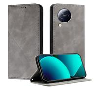 Mo-Somnus Cover per Xiaomi Mi Civi 3, Custodia Mi Civi 3 Portafoglio, Cover Protettiva Libro Antiurto Case Flip Wallet Custodia Pelle PU con[3 Slot per Schede][Magnetica] (Grigio)