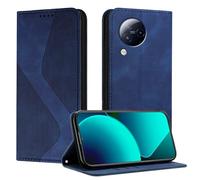 Mo-Somnus Cover per Xiaomi Mi Civi 3, Custodia Mi Civi 3 Portafoglio, Cover Protettiva Libro Antiurto Case Flip Wallet Custodia Pelle PU con[3 Slot per Schede][Magnetica] (Blu)