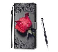 Mo-Somnus Custodia Compatibile con OPPO Realme 9i/A36 4G/A76 4G/A96 4G/K10 4G, Portafoglio Creativo Colorato Libro Pelle PU Flip Caso Magnetica Supporto Cover (Rosa A)