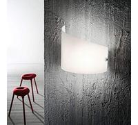 Fabas Luce Applique Moa con paralume in vetro slanciato Fabas Luce
