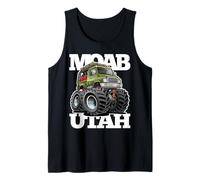Moab Utah 4x4 Offroad Overlanding RV Camion Cartoon Design Canotta