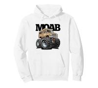 Moab Utah Classic Vintage Offroad 4x4 Pick-up Design Felpa con Cappuccio