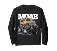 Moab Utah Classic Vintage Offroad 4x4 Pick-up Design Maglia a Manica