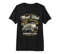 Moab Utah Hells Revenge 4x4 Vintage Design in Stile Invecchiato Maglietta Premium