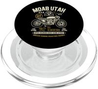 Moab Utah Route U-128 Colorado River Retro Design Moto PopSockets PopGrip per MagSafe