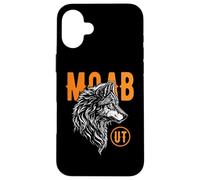 Moab Utah Stati Uniti d'America Coyote Design Custodia per iPhone 16 Plus