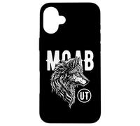 Moab Utah Stati Uniti d'America Coyote Design Custodia per iPhone 16 Plus