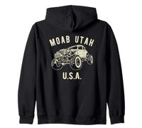 Moab Utah USA Fuoristrada Rock Crawler 4x4 Design Felpa con Cappuccio