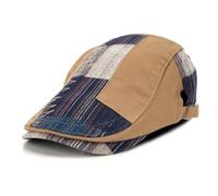 MOACC M Basco in Cotone da Uomo Vintage, Cappello da Uomo Regolabile a Testa Bassa, Cappelli Baschi Scozzesi, Cappello da Uomo