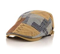 MOACC M Basco in Cotone da Uomo Vintage, Cappello da Uomo Regolabile a Testa Bassa, Cappelli Baschi Scozzesi, Cappello da Uomo