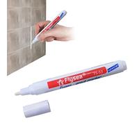 Moageme Penna per Malta Pennarello per Vernice Bianca per Piastrelle | Penna per Stucco Bianca | Pennarello per riparazioni, Pennarello per riparazioni di fughe per pareti, Penna per per Fessure