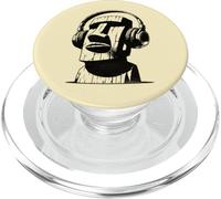 Moai dell'Isola di Pasqua con le Cuffie PopSockets PopGrip per MagSafe