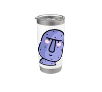 Moai Head Isola di Pasqua Chili Bicchiere termico in acciaio inox doppia parete