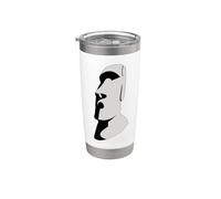 Moai Head Isola di Pasqua Chili Bicchiere termico in acciaio inox doppia parete