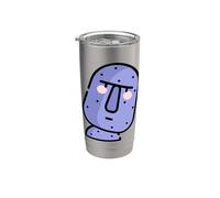 Moai Head Isola di Pasqua Chili Bicchiere termico in acciaio inox doppia parete