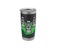Moai Head Isola di Pasqua Cile Bicchiere termico in acciaio inox doppia parete