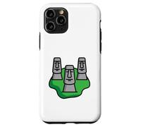 Moai Head Isola di Pasqua Cile Custodia per iPhone 11 Pro