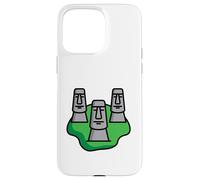 Moai Head Isola di Pasqua Cile Custodia per iPhone 15 Pro Max