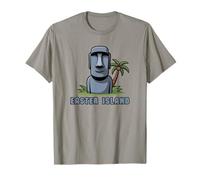 Moai Statua Isola di Pasqua Rapa Nui Maglietta