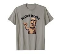 Moai Statua Isola di Pasqua Rapa Nui Maglietta