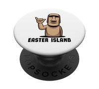Moai Statua Isola di Pasqua Rapa Nui PopSockets PopGrip Adesivo