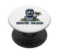 Moai Statua Isola di Pasqua Rapa Nui PopSockets PopGrip Adesivo