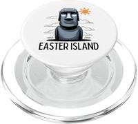 Moai Statua Isola di Pasqua Rapa Nui PopSockets PopGrip per MagSafe