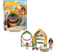 Mattel Disney Moana - Set da gioco con 2 bambole, pua e 15 accessori